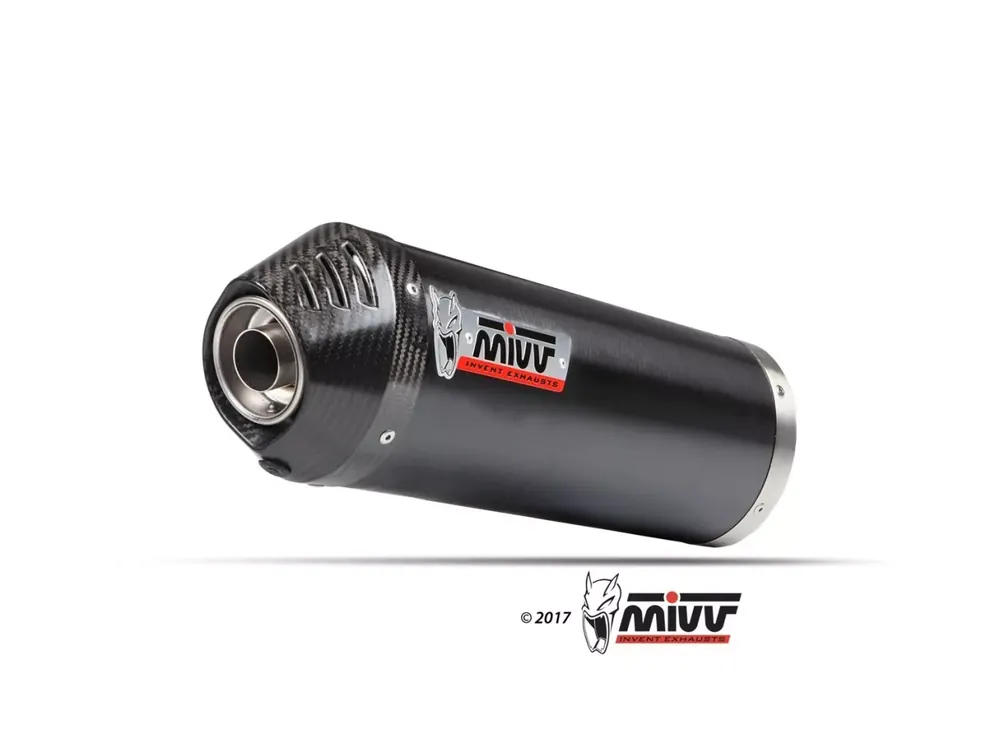 MIVV Oval Edelstahl Schwarz passend für Kymco AK 550 17-20 Sale