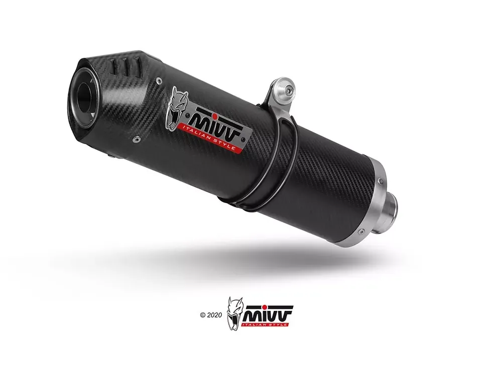 Top-Angebot MIVV Oval Carbon Komplettanlage passend für YAMAHA MT-07/FZ-07 14-22