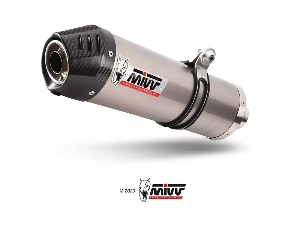 MIVV Oval Titan Endschalldämpfer passend für Yamaha XT 660 Z 08-16 Super-Preis
