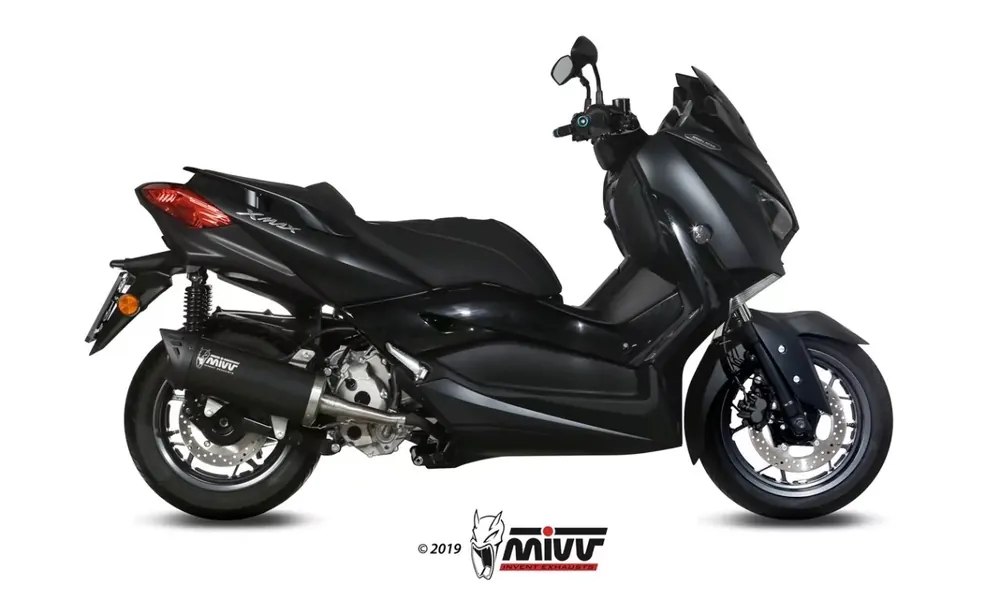 MIVV MOVER Endschalldämpfer Edelstahl Schwarz passend für YAMAHA X-MAX 300 (2017–2020) Online Kaufen