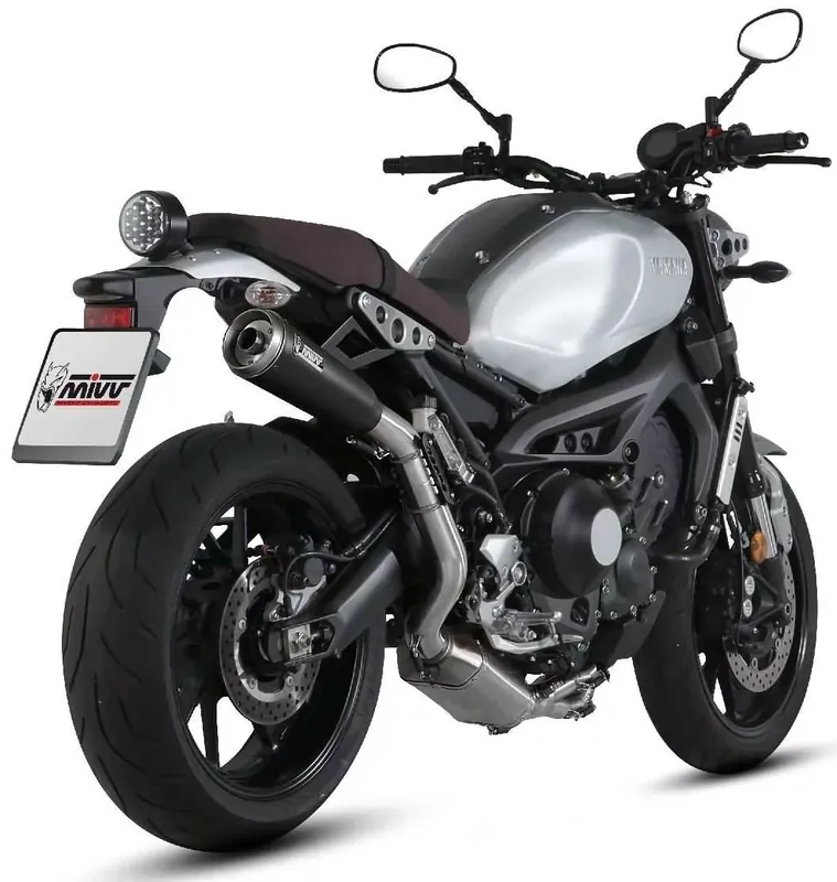 Sale MIVV GHIBLI Black Steel Komplettanlage passend für Yamaha XSR 900 16-21