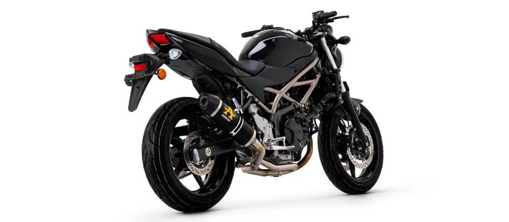 Arrow Race-Tech Endschalldämpfer Aluminium Schwarz passend für Suzuki SV 650 16-20 Preisknaller