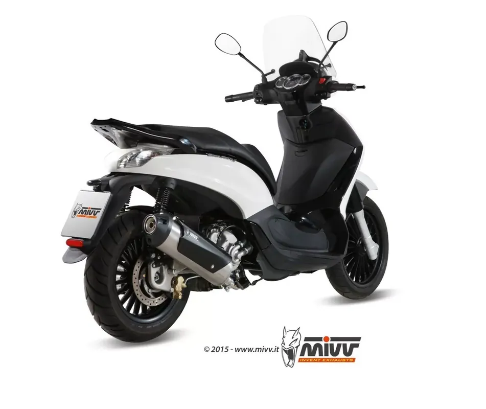 Preis Gesenkt MIVV Auspuffanlage Urban Edelstahl passend für Piaggio Beverly 125 14-16
