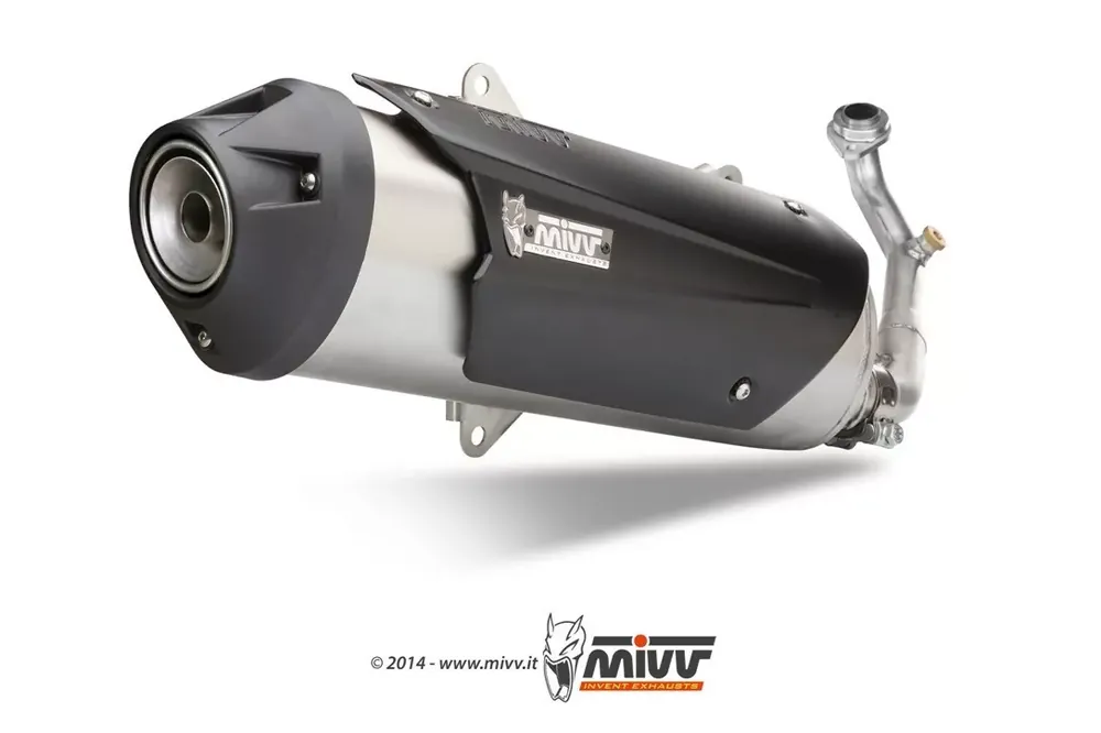 MIVV Komplettanlage Urban Edelstahl passend für Piaggio X9 250 (2006) Direkt Vom Hersteller
