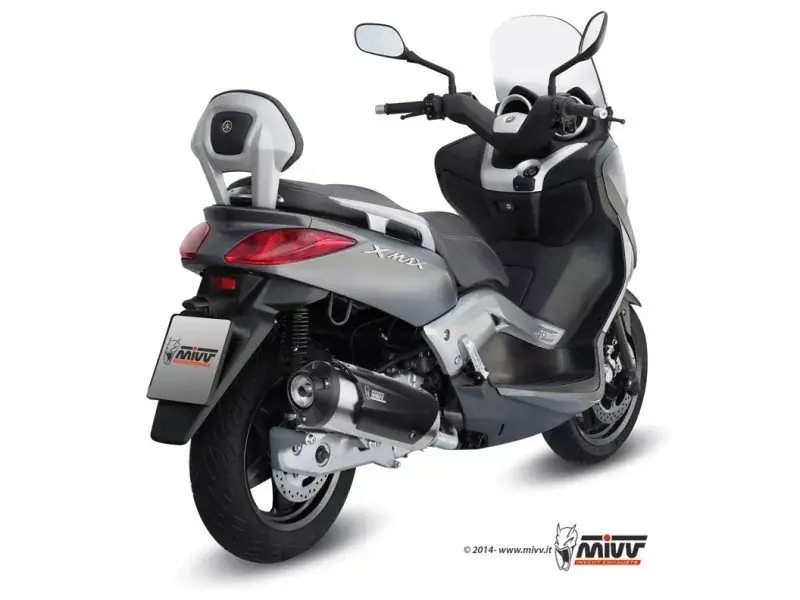 MIVV Komplettanlage Urban Edelstahl passend für Yamaha X-Max 125 / MBK Skycruiser 125 / X-City 125 (06–16) Knallerangebot