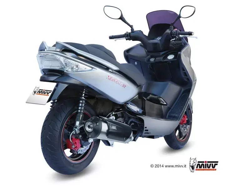 MIVV Urban Edelstahl Komplettanlage inklusive Katalysator passend für Kymco XCiting 250/300 Kracherpreis