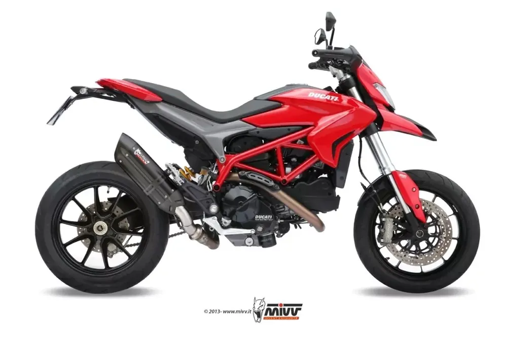Angebot MIVV Suono Black Steel Endschalldämpfer passend für Ducati Hypermotard 821 / Hyperstrada 821