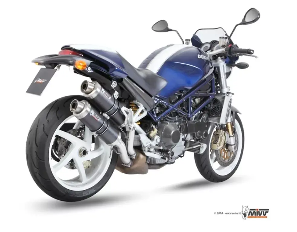 Direktkauf MIVV GP Carbon Endschalldämpfer passend für Ducati Monster S2R 800, S2R 1000, S4R