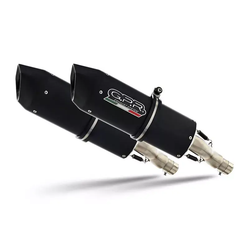 GPR Furore Nero Slip-On Auspuff passend für Triumph Street Triple 675 (2007–2012) Neu Im Sortiment