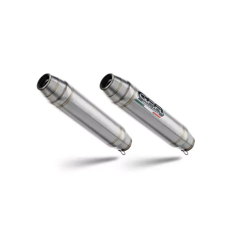 Knallerangebot GPR Deeptone Inox Dual Slip-On Auspuff passend für Suzuki GW250 F Inazuma (2012–2017)