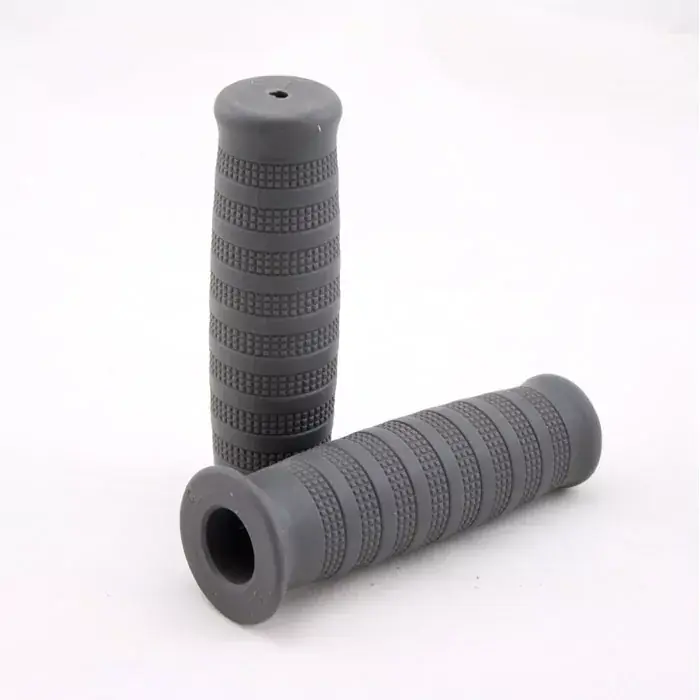 Top-Angebot Choppergriff Bobber II 7/8 Zoll 22mm grau geschlossen