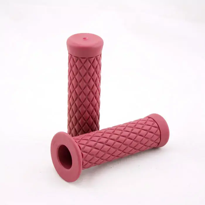 Choppergriff Diamond rot 7/8 Zoll 22 mm Länge 125 mm geschlossen Super-Preis