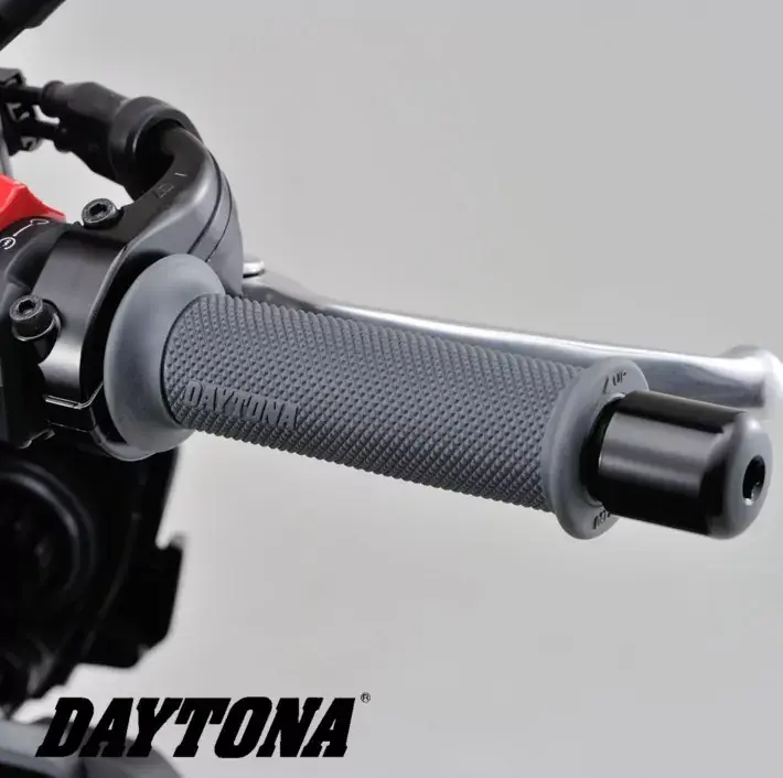 Nur Heute Gummi-Griff Base grau 120mm offen passend für 22mm Lenker