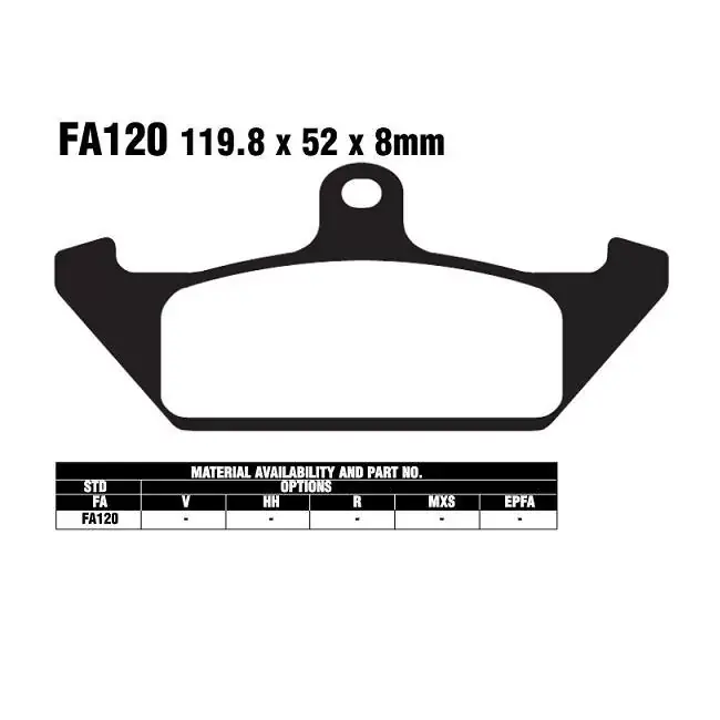 Sichere Zahlung EBC Bremsbeläge passend für Cagiva Elefant 650 (85-87)