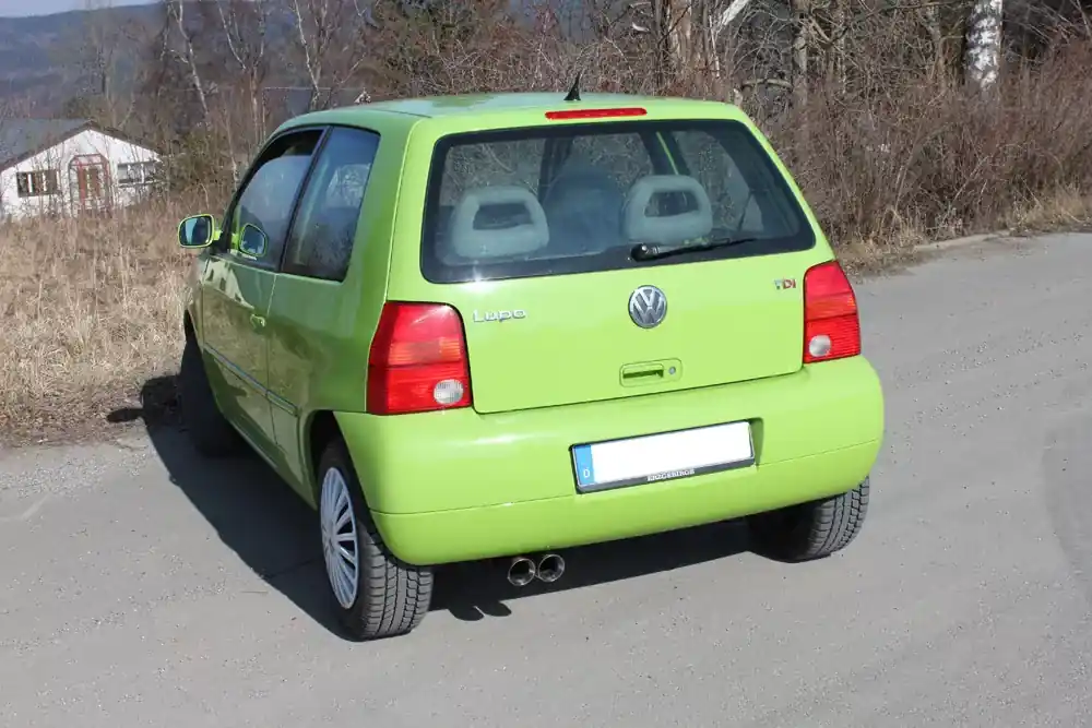 FOX Endschalldämpfer 2x76 Typ 25 passend für Seat Arosa 6H & VW Lupo 6X Günstig
