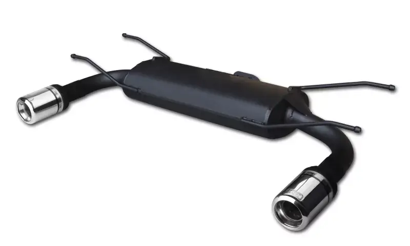 Ulter Sportauspuff passend für Mazda MX5 typ NC1 2005-2008 mit 2 Duplex Endrohren rund Ø80 Sofort Bestellen