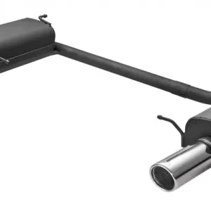 Billig Ulter Sportendschalldämpfer passend für Honda Accord VII Combi 2002-2008 – 2 Duplex Endrohre rund Ø100