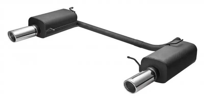 Billig Ulter Sportendschalldämpfer passend für Honda Accord VII Combi 2002-2008 – 2 Duplex Endrohre rund Ø100
