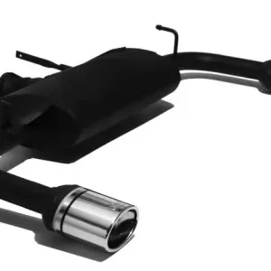 Bestpreis Ulter Sportauspuff passend für Mitsubishi Lancer VIII 2007-2012 mit 2 Duplex-Endrohren oval 120×80