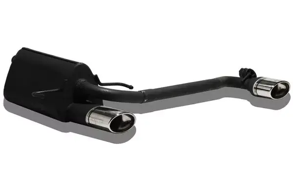 Ulter Sportauspuff passend für Opel Astra H HATCHBACK 2004-2009 mit 2 Duplex Endrohren oval 120×80 Echt