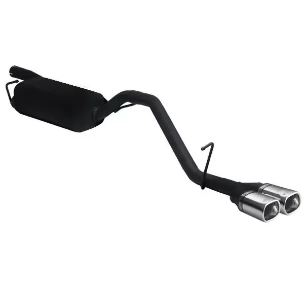 Sichere Zahlung Ulter Sportauspuff passend für Ford Focus C-Max 2004-2010 mit 2 rechteckigen Endrohren 80×65