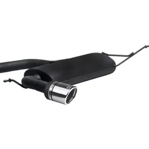 Ulter Sportendschalldämpfer mit 1 Endrohr rund Ø90 passend für Seat Leon II typ P1,FR Begrenztes Angebot