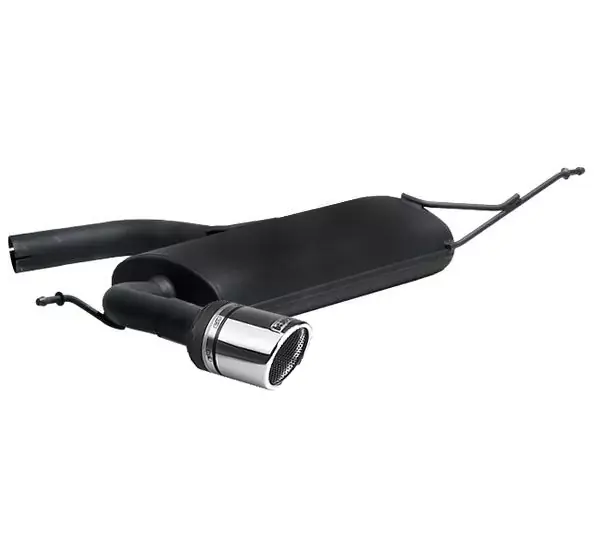 Ulter Sportendschalldämpfer mit 1 Endrohr rund Ø90 passend für Seat Leon II typ P1,FR Begrenztes Angebot