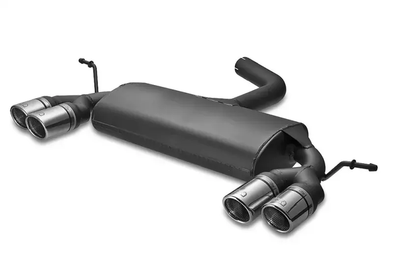 Ulter Sportauspuff passend für Volkswagen Scirocco III 2008-2018 mit 4 Duplex Endrohren rund Ø70 Sonderangebot