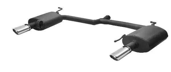 Kracherpreis Ulter Sportendschalldämpfer passend für Audi A4 Typ B8 /8K 2011–2015 mit 2 Duplex Endrohren oval 120×80