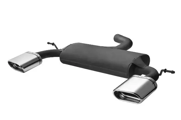 Sonderangebot Ulter Sportendschalldämpfer passend für Audi A3 typ 8P Sportback 2004-2012 mit 2 Duplex Endrohren oval 145×75