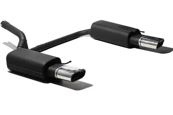 Super-Preis Ulter Sportauspuff passend für Skoda Octavia II RS 2006-2013 mit 2 Duplex Endrohren oval 145×75