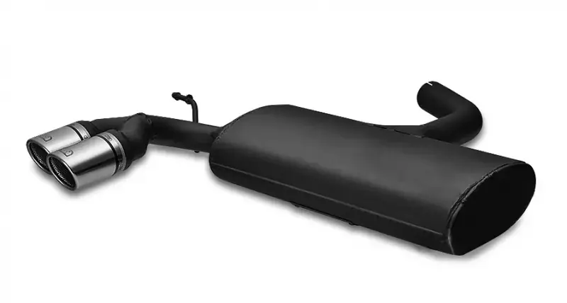 Ulter Sportendschalldämpfer mit 2 Endrohren rund Ø70 passend für Seat Leon II typ P1,FR 2005-2012 Jetzt Kaufen