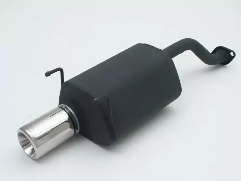 Geprüft Ulter Sportauspuff passend für Honda Civic VI Sedan 1996–2001 – 1 Endrohr rund Ø80