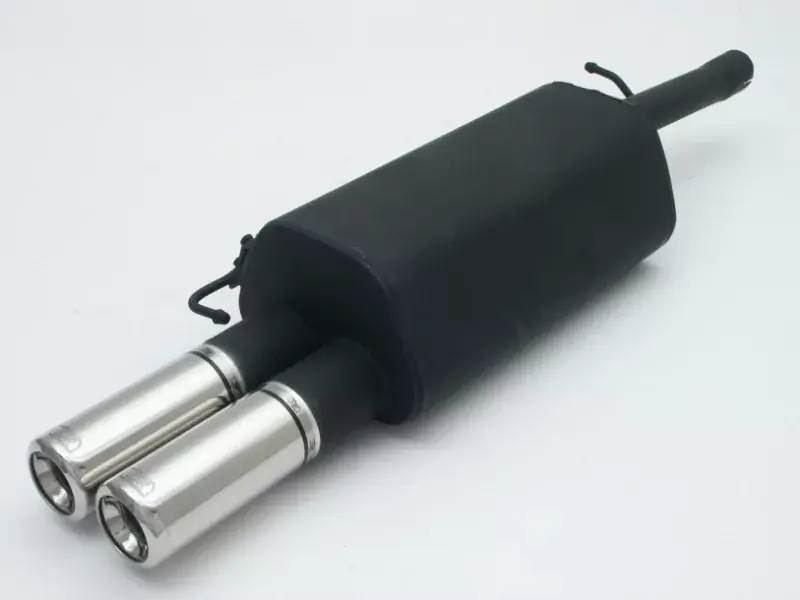 Direkt Vom Hersteller Ulter Sportauspuff passend für Volkswagen Passat B5 1996-2005 – 2 Endrohre rund Ø80