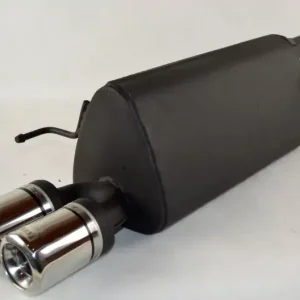 Ulter Sportendschalldämpfer passend für Fiat Punto Evo 2009-2012 – 2 Endrohre oval 95×65 Jetzt Kaufen