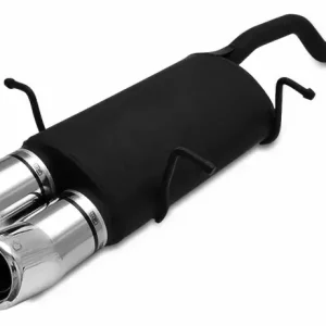 Abverkauf Ulter Sportauspuff passend für Suzuki Swift II HATCHBACK 1989-2005 – 2 Endrohre rund Ø80