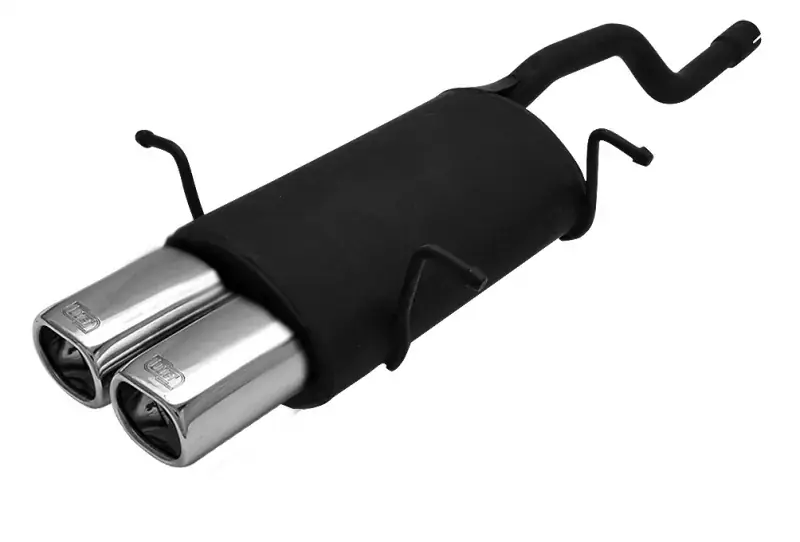 Ulter Sportauspuff passend für Suzuki Swift II HATCHBACK 1989-2005 – 2 Endrohre rechteckig 80×65 Letzte Chance