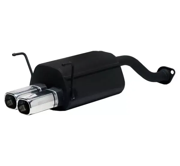 Sonderaktion Ulter Sportendschalldämpfer passend für Honda Civic VII Hatchback 2002-2006 mit 2 Endrohren rechteckig 80×65