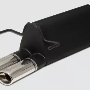 Ulter Sportendschalldämpfer mit 2 ovalen Endrohren 95×65 passend für Opel Astra H HATCHBACK 2004-2009 Finale Aktion