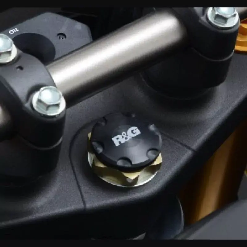 Begrenztes Angebot R&G Racing Gabelkopf Abdeckung passend für Suzuki V-Strom DL 1000 / 1050
