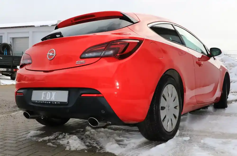 Letzte Chance FOX Endschalldämpfer passend für Opel Astra J GTC – Ausgang rechts/links 115x85 Typ 32