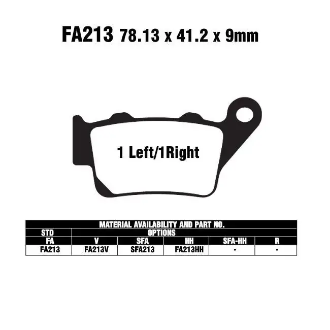 EBC FA213 Bremsbeläge passend für Honda, Yamaha, Aprilia Günstig