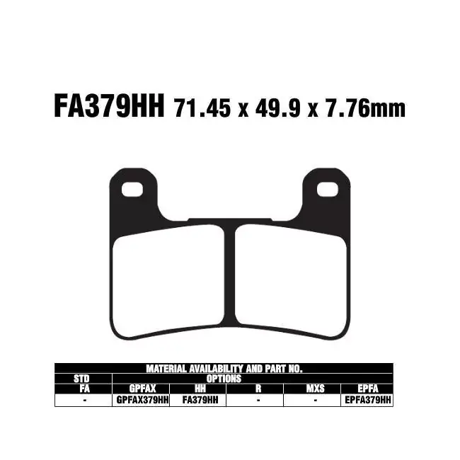 EBC FA379 HH Bremsbeläge passend für Suzuki & Kawasaki Must-Have