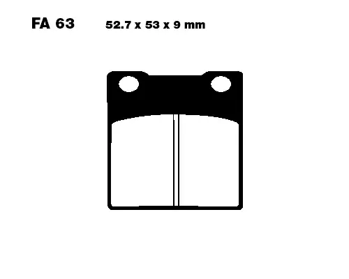 Ausverkauf EBC FA63 Bremsbeläge passend für Suzuki Modelle
