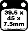 EBC FA54R Bremsbeläge passend für Yamaha & Suzuki Begrenztes Angebot