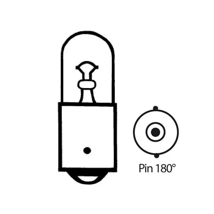 Glühlampe Ø=9x23 mm 6V 4W Ba9s Pin 180° passend für Suzuki, Kawasaki, Honda Bestpreis