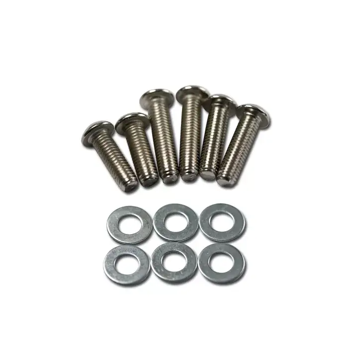 Expressversand Scheinwerfer-Schrauben-Set chrom 12-teilig M8