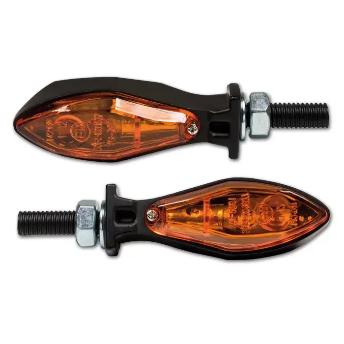 Direktkauf Blinker "Micro Space" 12V/21W Halogen E-geprüft matt-schwarz