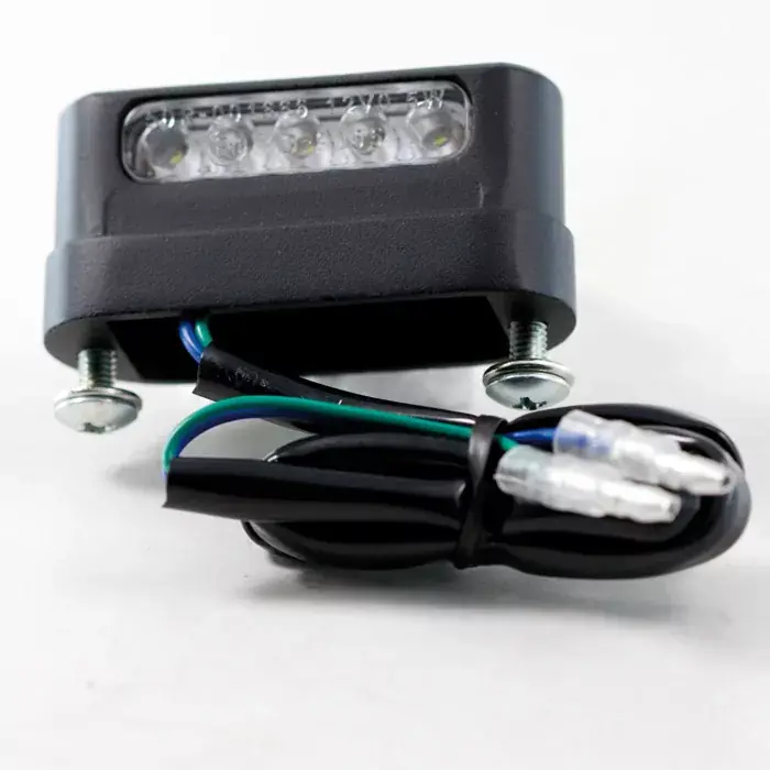LED-Kennzeichenbeleuchtung Free schwarz Aluminium E-geprüft Neu Im Sortiment