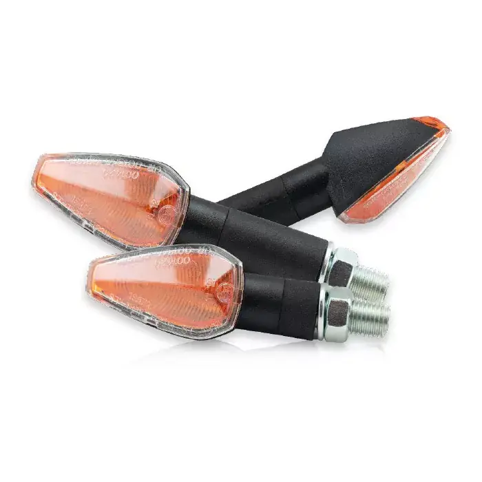 Mini-Blinker PEAK schwarz lang klar M10 E-geprüft Heißes Angebot